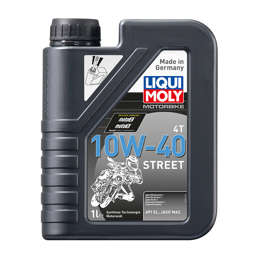 ACEITE RACING 4T 10W40 SYNTHESE TECHNOLOGIE STREET LIQUI MOLY - Grupo RECSA